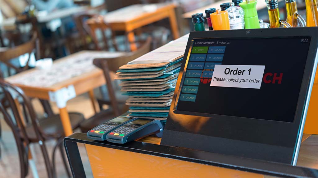 ICRTouch CollectionPoint order status display software for hospitality businesses