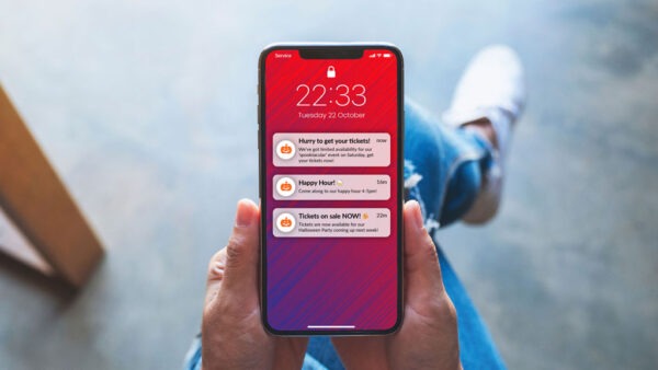 Halloween push notifications on phone