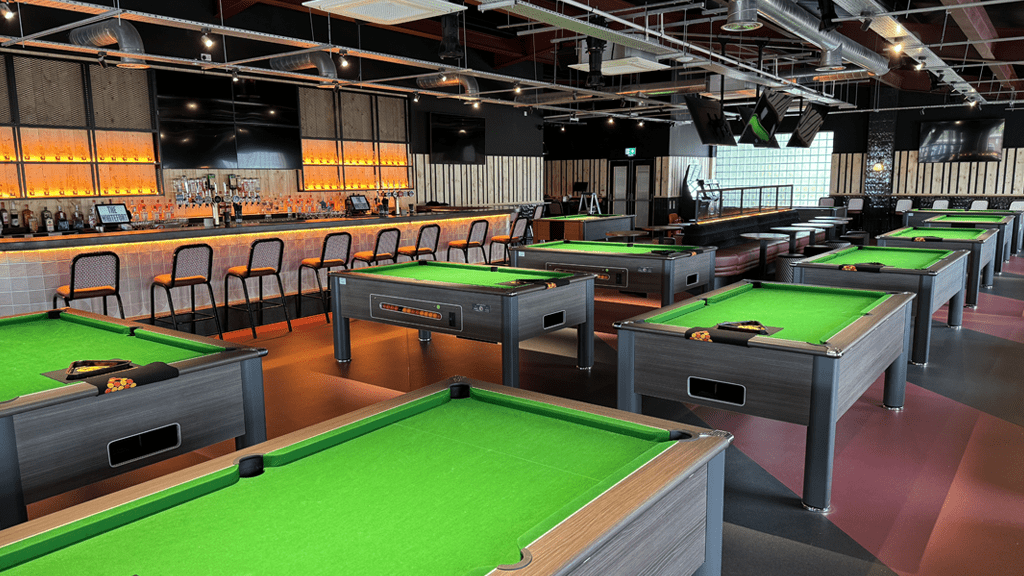 Pool tables in Whitefort sports bar