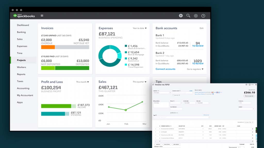 Quickbooks accounting software integrates with ICRTouch EPoS software