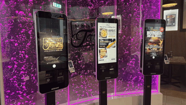 SelfService kiosks at Monterey Jack's