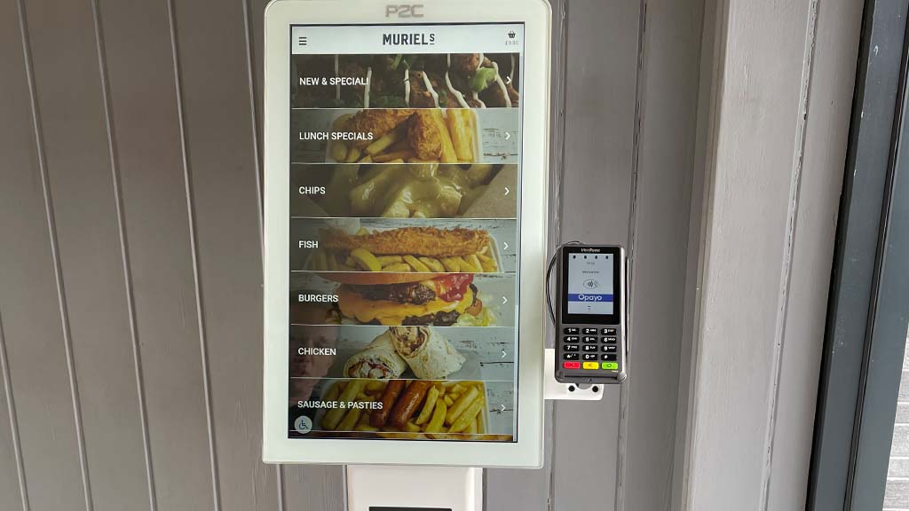 Muriels Fish & Chips uses SelfService kiosk