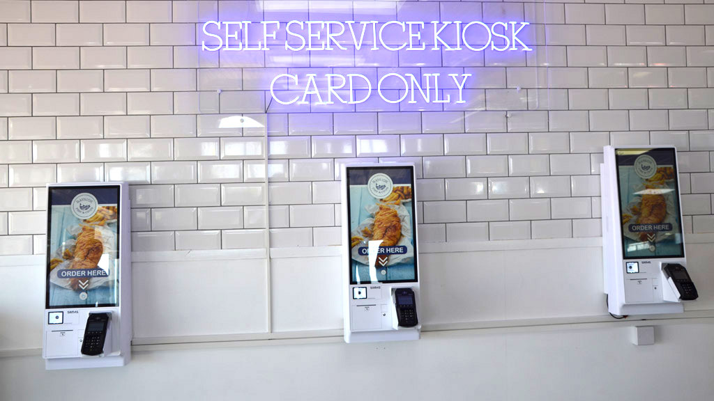 SelfService kiosks at Shanklin Seafront