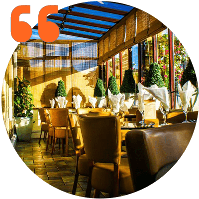 Kebabeesh restaurant seating