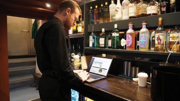 Pub owner using TouchOffice Web