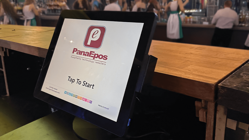 TouchPoint behind the bar at Oktoberfest