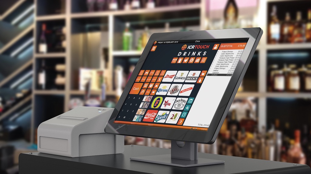 An example ICRTouch TouchPoint till for a bar