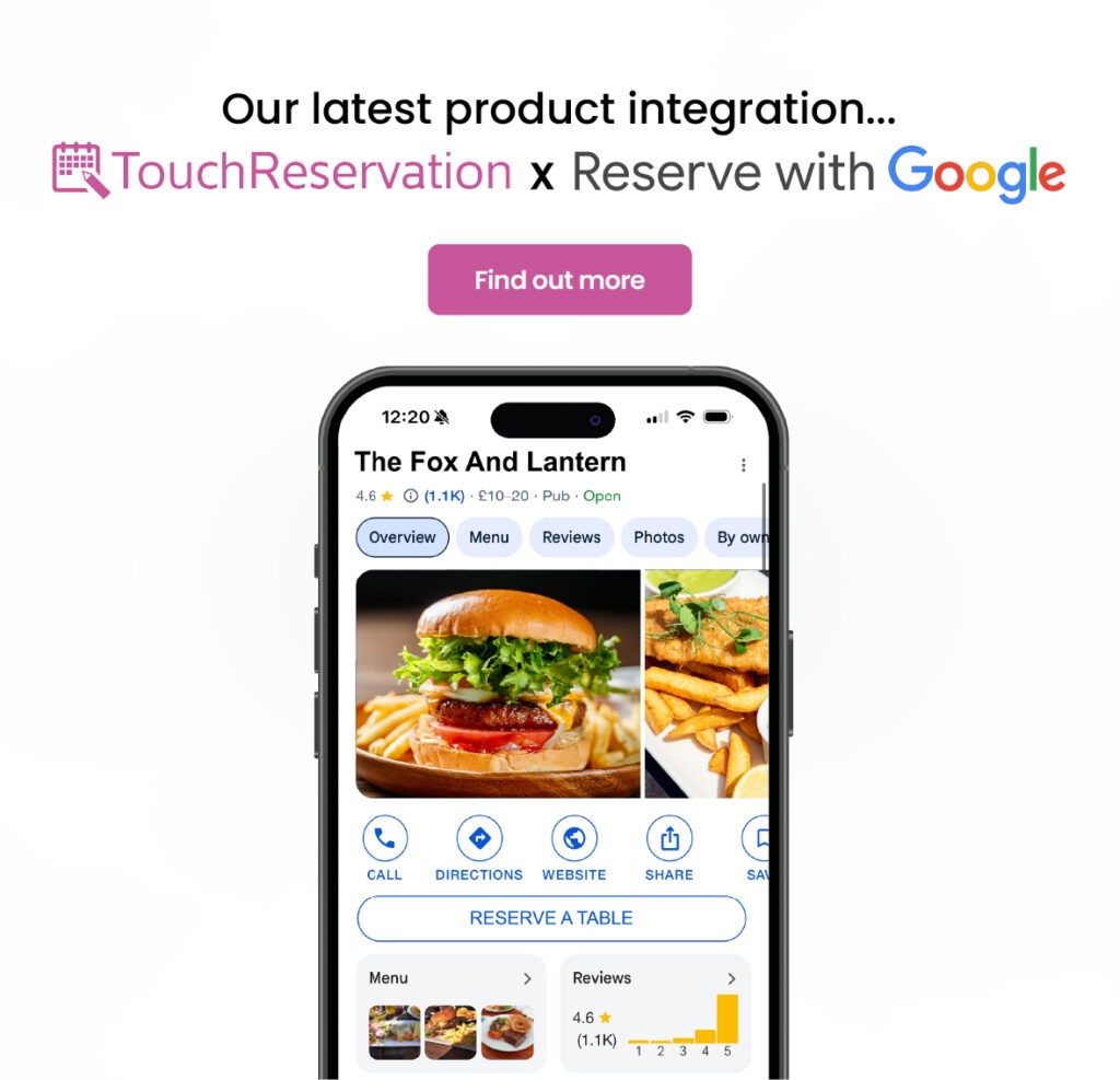 TouchReservation x Reserve with Google Banner ICRTouch Mobile 1