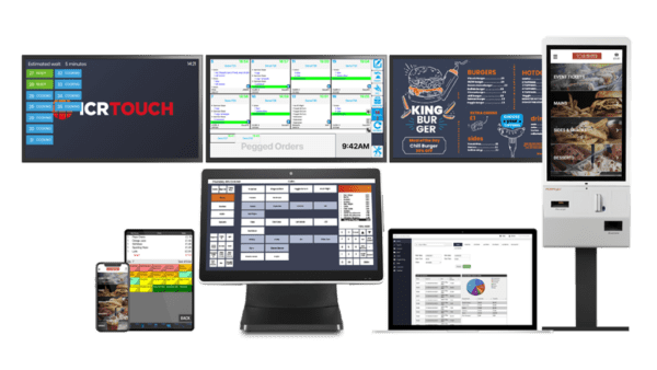 ICRTouch EPoS software, designed specifically for the hospitality and retail indstries