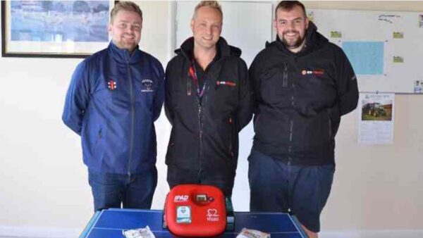 Life saving device at Arreton Cricket Club